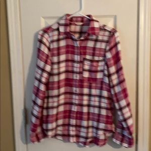 Aeropostale soft flannel button down shirt